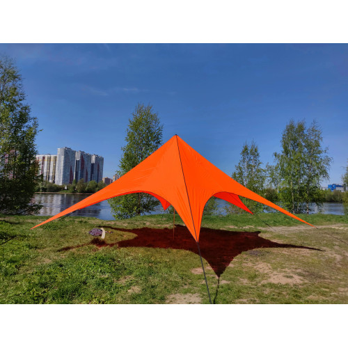Шатер "Звезда" одномачтовый Orange, усиленный
